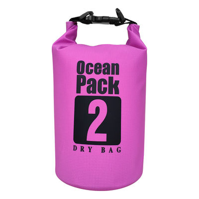 Borsa asciutta a perfetta tenuta del PVC, borsa impermeabile 2 litri per l'OEM di pesca di nuoto