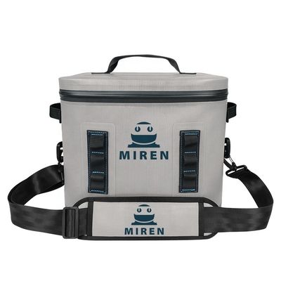 Colore grigio chiaro del dispositivo di raffreddamento dello zaino isolato impermeabile su misura per il picnic