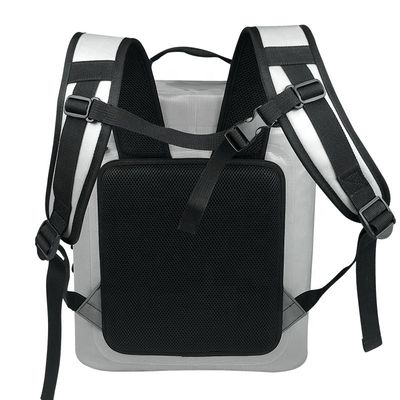 Zaino Termico Soft Cooler Grigio Chiaro Resistente all'Acqua Multiuso