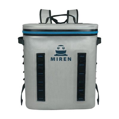 Zaino Termico Soft Cooler Grigio Chiaro Resistente all'Acqua Multiuso