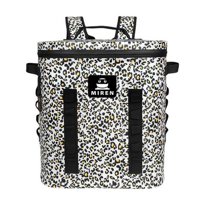Borsa più fresca impermeabile di picnic di TPU, zaino più fresco isolato camuffamento del leopardo 20L