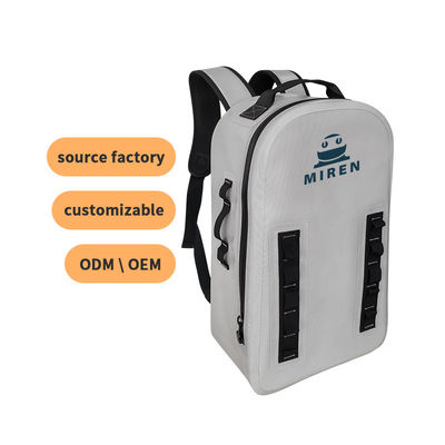 Zaino da trekking impermeabile leggero 25L Colore grigio chiaro per il campeggio