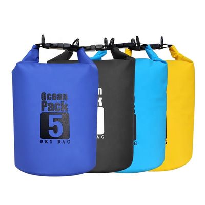 Blu Nero Giallo PVC Sacchetto asciutto impermeabile per avventure all'aria aperta OEM