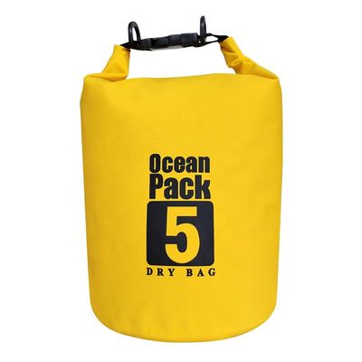 Borsa impermeabile durevole leggera del PVC, colore del blu dello zaino della borsa asciutta 10L