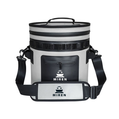 25 Bottega di scaldabagno grigio scuro rotondo impermeabile e impermeabile per avventure all'aria aperta